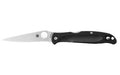Spyderco, Charisma, Folding Knife, 2.98" Drop Point Blade, 6.8" Overall Length, CTSBD1N Blade Steel, Plain Edge, Satin Finish, Silver, Black FRN Handle, Back Lock
