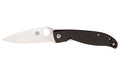 Spyderco, Mantra 4 Carbon Fiber, Folding Knife, 3.34" Drop Point Blade, 7.5" Overall Length, 8Cr13MoV Blade Steel, Plain Edge, Satin Finish, Silver, Black Carbon Fiber Handle, Liner Lock