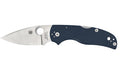 Spyderco, Native 5, Folding Knife, 3" Drop Point Blade, CPM SPY27 Blade, 6.875" Overall Length, Lockback, Satin Finish, Silver Blade, Blue G-10 Handle
