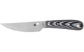 Spyderco, Bow River, 4.36" Fixed Blade Knife, Black/White G10, Includes Sheath