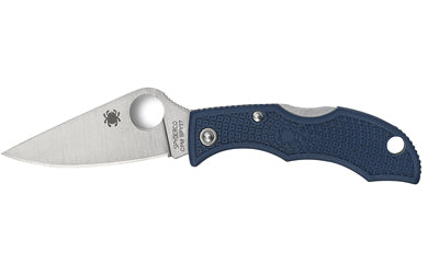 Spyderco, Ladybug 3, Folding Knife, 1.9" Drop Point Blade, 4.38" Overall Length, CPM SPY27 Blade Steel, Plain Edge, Satin Finish, Silver, Blue FRN Handle, Back Lock
