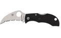 Spyderco, Manbug Hawkbill, Folding Knife, 1.84" Hawkbill Blade, SpyderEdge, VG-10 Blade Steel, 4.31" Overall Length, Back Lock, Satin Finish, Silver Blade, Black FRN Handle