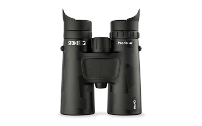 Steiner, Predator, Binocular, 10X, 42mm Objectives, Matte Finish, Black, Neck strap, Carry case, Matte