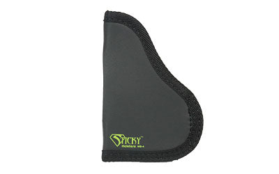 Sticky Holsters, Pocket, Pocket Holster, Ambidextrous, Black, Most Single Stack Semi-Automatic Pistols with Laser, Neoprene, Fits Glock 43