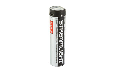Streamlight, SL-B50, USB-C Rechargeable Battery, 1 Pack, Black and Silver