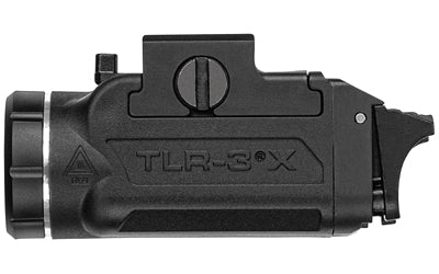 Streamlight, TLR-3X, Compact Multi-Fuel Weapon Light, Fits 1913 Picatinny Rail, Matte Finish, Black, 500 Lumens and 6,500 Candela, Includes Mounting Kit with Key, Paddles, Multi-tool and (1)-CR123A Battery