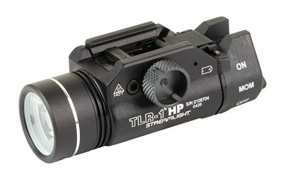 Streamlight, TLR-1 HP Long Gun Kit, Weaponlight, 1,000 Lumens, Fits 1913 Rails, Black, Includes Safe Off Remote Door Switch, Remote Pressure Switch, Mounting Clips, and Standard Door Switch