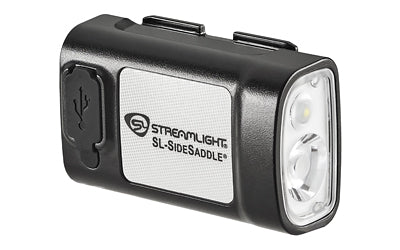 Streamlight, SL- SideSaddle USB, Rechargeable Hat/Helmet Light, 400 Lumens, 4,250 Candela, Black, Includes Hard Hat Mount Kit and USB-C Charging Cable