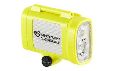 Streamlight, SL- SideSaddle, Hat/Helmet Light, 300 Lumen, 2,500 Candela, Yellow, Includes Hard Hat Mount Kit