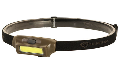 Streamlight, Bandit, Headlamp, 180 Lumens, White/Green LED, Coyote Brown Finish