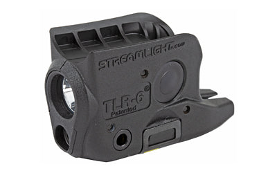 Streamlight, TLR-6, Tac Light with Laser, Fits Glock 42/43, Black, C4 LED, 100 Lumens, Red Laser, 2x CR1/3 N Lithium Batteries