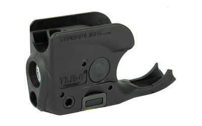Streamlight, TLR-6, Tac Light w/laser, 100 Lumens, Non-Rail 1911 Handguns, Black, Two 3V CR-1/3 N Lithium Batteries