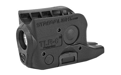 Streamlight, TLR-6, Weaponlight, Fits Glock 42/43, White LED, 100 Lumens, Includes 2 CR 1/3N Lithium Batteries, Black