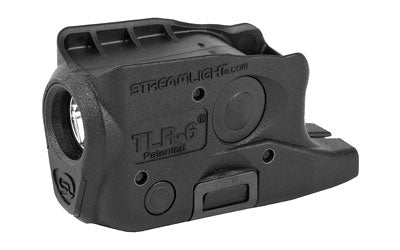 Streamlight, TLR-6, Weaponlight, Fits Glock 26/27/33, White LED 100 Lumens, Includes 2 CR 1/3N Lithium Batteries, Black