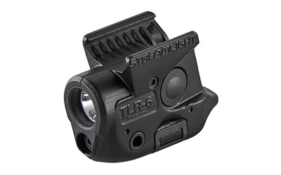 Streamlight, TLR-6, Tac Light w/laser, Sig P365, White LED and Red Laser, 100 Lumens, Includes 2 CR 1/3N Lithium Batteries, Black