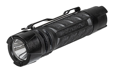 Streamlight, PolyTac 1X, Multi-Fuel Handheld Flashlight, Matte Finish, Black, 500 Lumens and 18,000 Candela, Includes (1)-CR123A Lithium Battery and (1)-AA Alkaline Battery