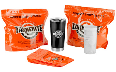 Tannerite, 10 LB Gift Pack, 10 Pounds of Tannerite, 20 Load Your Own Targets, 1 Tannerite Tumbler