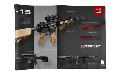TekMat, Door Mat, Weapons Platform, AR-15, 25"x42", Black