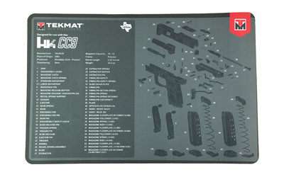 TekMat, Tekmat for HK CC9, Cleaning Mat, Black