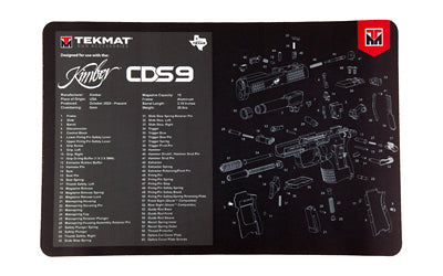 TekMat, Tekmat for Kimber CDS9, Cleaning Mat, Black