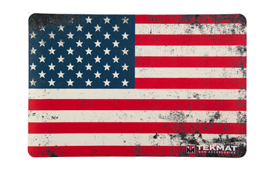 TekMat, Cleaning Mat, Pistol Size, 11"x17", Old Glory US Flag, Red/White/Blue