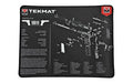 TekMat, 1911 Ultra Premium Gun Cleaning Mat, 15"x20", Includes Small Microfiber TekTowel, Packed In Tube