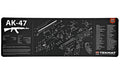 TekMat, AK-47 Rifle Mat, 12"x36", Black, Includes Small Microfiber TekTowel, Packed In Tube