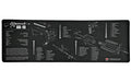 TekMat, AR-10 Rifle Mat, 12"x36", Black, Includes Small Microfiber TekTowel, Packed In Tube