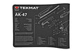 TekMat, AK-47 Ultra Premium Gun Cleaning Mat, Includes Small Microfiber TekTowel, Packed In Tube