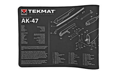 TekMat, AK-47 Ultra Premium Gun Cleaning Mat, Includes Small Microfiber TekTowel, Packed In Tube