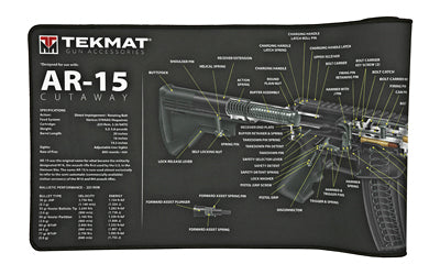 TekMat, AR-15 Cutaway Ultra Premium Gun Cleaning Mat, Includes Small Microfiber TekTowel, Packed In Tube