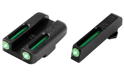 TRUGLO, Brite-Site Tritium/Fiber Optic Sight, Fits Glock 42/43, Green Finish