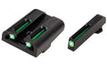 TRUGLO, Brite-Site Tritium/Fiber Optic Sight, Fits High GLOCK 20/21/29/30/31/32, Green