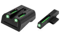 TRUGLO, Brite-Site Tritium/Fiber Optic Sight, Fits Kimber, Green