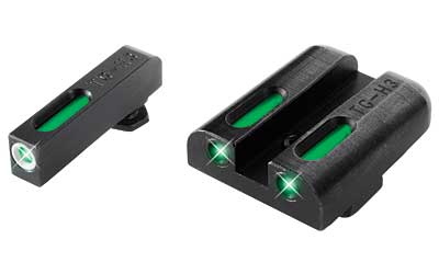 TRUGLO, Brite-Site TFX Sight, Night Sight, Low, Fits Glock 17/17L/19/22/23, 24/7 Brightness