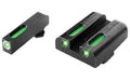 TRUGLO, Brite-Site TFX Sight, High, Fits GLOCK 20/21/29/30/31/32/37/40/41, 24/7 Brightness