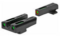 TRUGLO, TFX Pro Brite Site Day/Night Sight Set For Sig P365, Front Sight Color Green W/ Orange Focus Lock Ring, Rear Sight Green, Glows In The Dark No Batteries Or Light Exposure Required