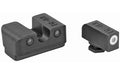 TRUGLO, Tritium Pro Sight, Fits GLOCK 17/17L/19/22/23/24/26/27/33/34/35/38/39, Large White Focus-Lock Ring on Front Sight & U-Notch Rear Sight, White Dots in Light & Green Dots at Night