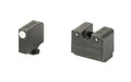 TRUGLO, Tritium Pro, Sight Set, Fits Glock 42/43/43X MOS, Green Tritium, White Ring on Front Sight