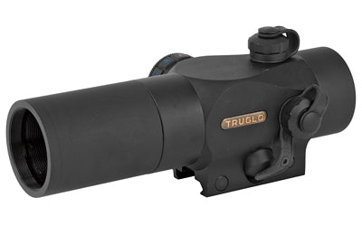 TRUGLO, Triton Red Dot, 30mm, 3 MOA, Red/Green/Blue Reticle Colors, Remote Pressure Switch, See-Thru/Flip-up Lens Caps, Integrated Lanyard System, Fits Picatinny, Black Finish