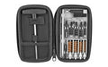 Tipton, Compact Pistol Cleaning Kit, For Pistol Calibers .22-.45, Cleaning Pick, Nylon Brush, Cleaning Rod, Soft Carry Case