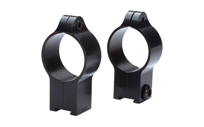 Talley Manufacturing, Light Weight Ring Set, 1" High, Fits CZ with 11MM Dovetail (452 European/455/457/512/513), Matte Finish, Black