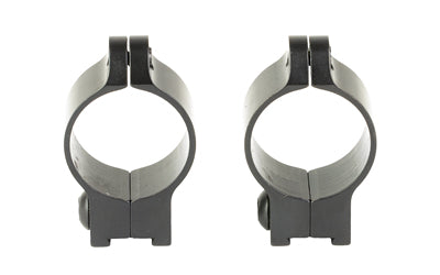 Talley Manufacturing, Light Weight Ring Set, 1" Low, Fits CZ with 11MM Dovetail (452 European/455/457/512/513), Matte Finish, Black