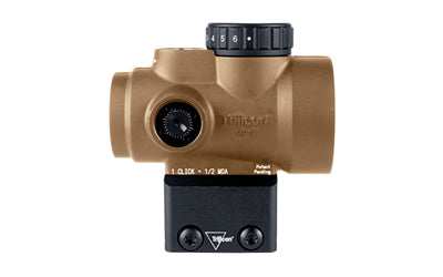 Trijicon, MRO SD, Red Dot, 25mm Objective, 2 MOA Dot, Anodized Finish, Coyote Brown, Full Co-Witness Mount