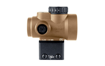Trijicon, MRO SD, Red Dot, 25mm Objective, 2 MOA Dot, Anodized Finish, Coyote Brown, Lower 1/3 Co-Witness Mount