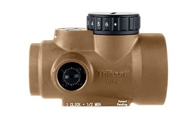 Trijicon, MRO SD, Green Dot, 25mm Objective, 2 MOA Dot, Anodized Finish, Coyote Brown, No Mount Included