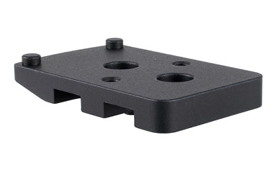 Trijicon, Accessory Ring Plate, Low Mount, Q-Loc, Fits Trijicon RMR, Anodized Finish, Black