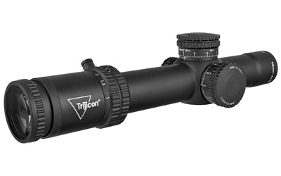 Trijicon, Credo 1-8x28mm First Focal Plane Riflescope with Red/Green MRAD Segmented Circle, 34mm Tube, Matte Black, Exposed Locking Adjusters