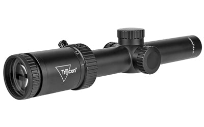 Trijicon, Credo HX 1-6x24mm Second Focal Plane Riflescope with Green LED Dot, BDC Hunter Holds .223, 30mm Tube, Satin Black, Low Capped Adjusters
