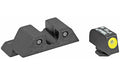 Trijicon, HD Tritium Night Sights, Fits Glock, Yellow Outline